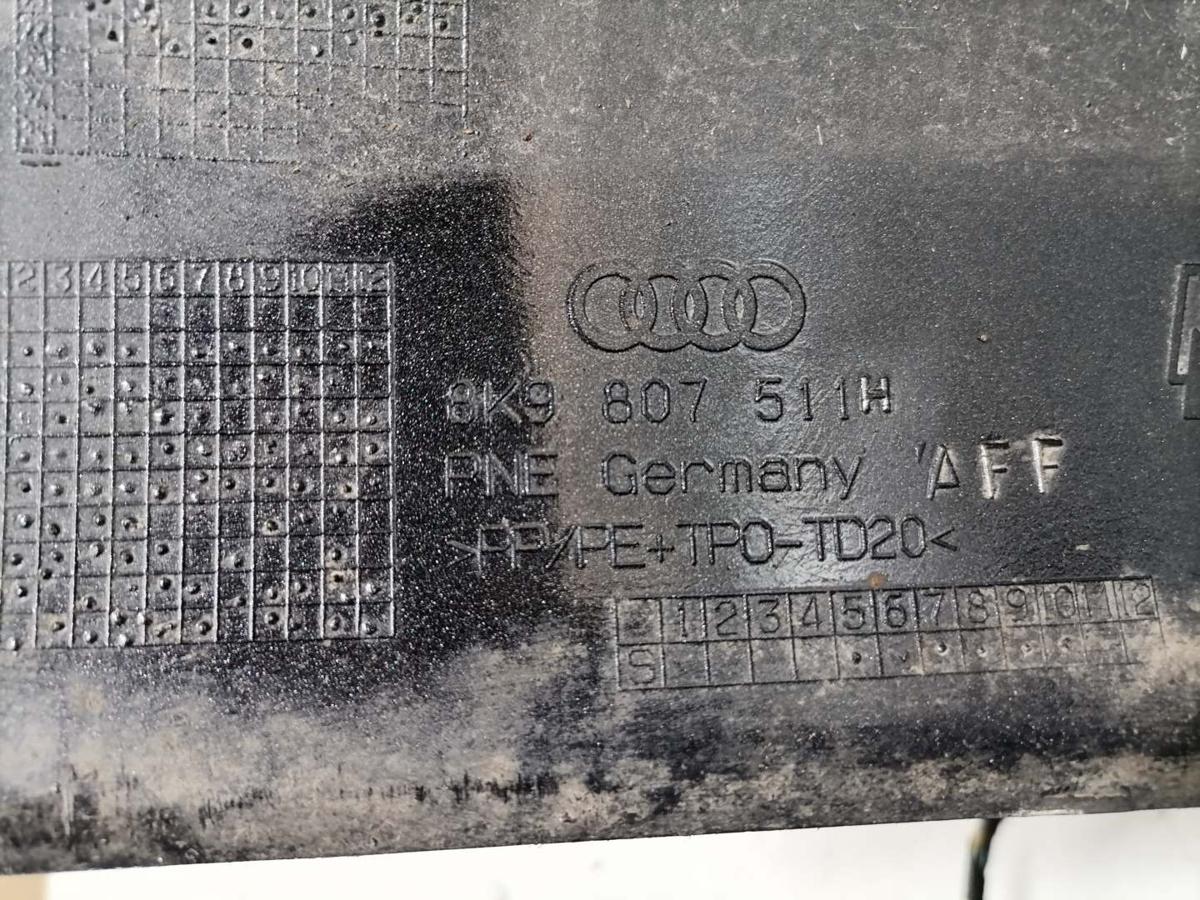 Audi A4 8K B8 original Sto&szlig;stange Stossf&auml;nger hinten LZ7L Lavagrau Kombi Avant Bj.2009